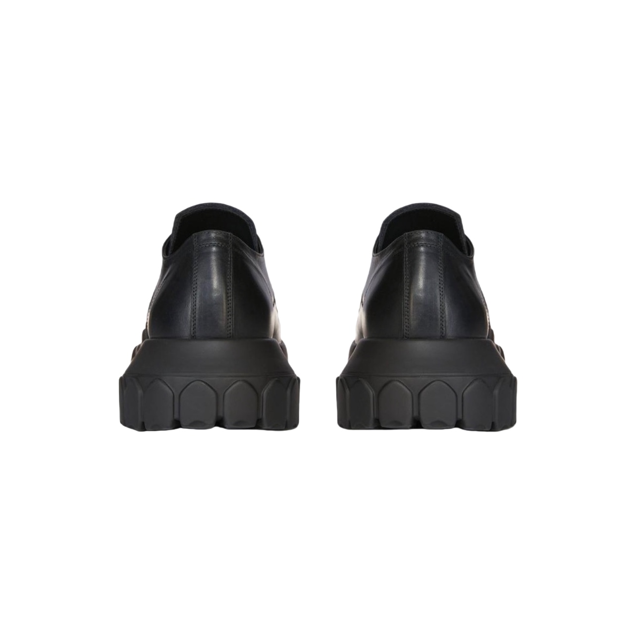 Rick Owens Bozo Tractor Leather Derby Shoes - PerfectKickZ
