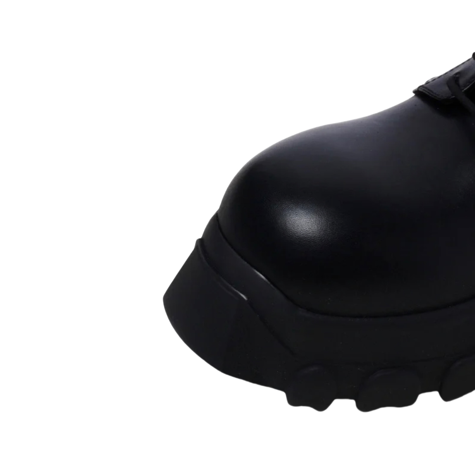 Rick Owens Bozo Tractor Leather Derby Shoes - PerfectKickZ