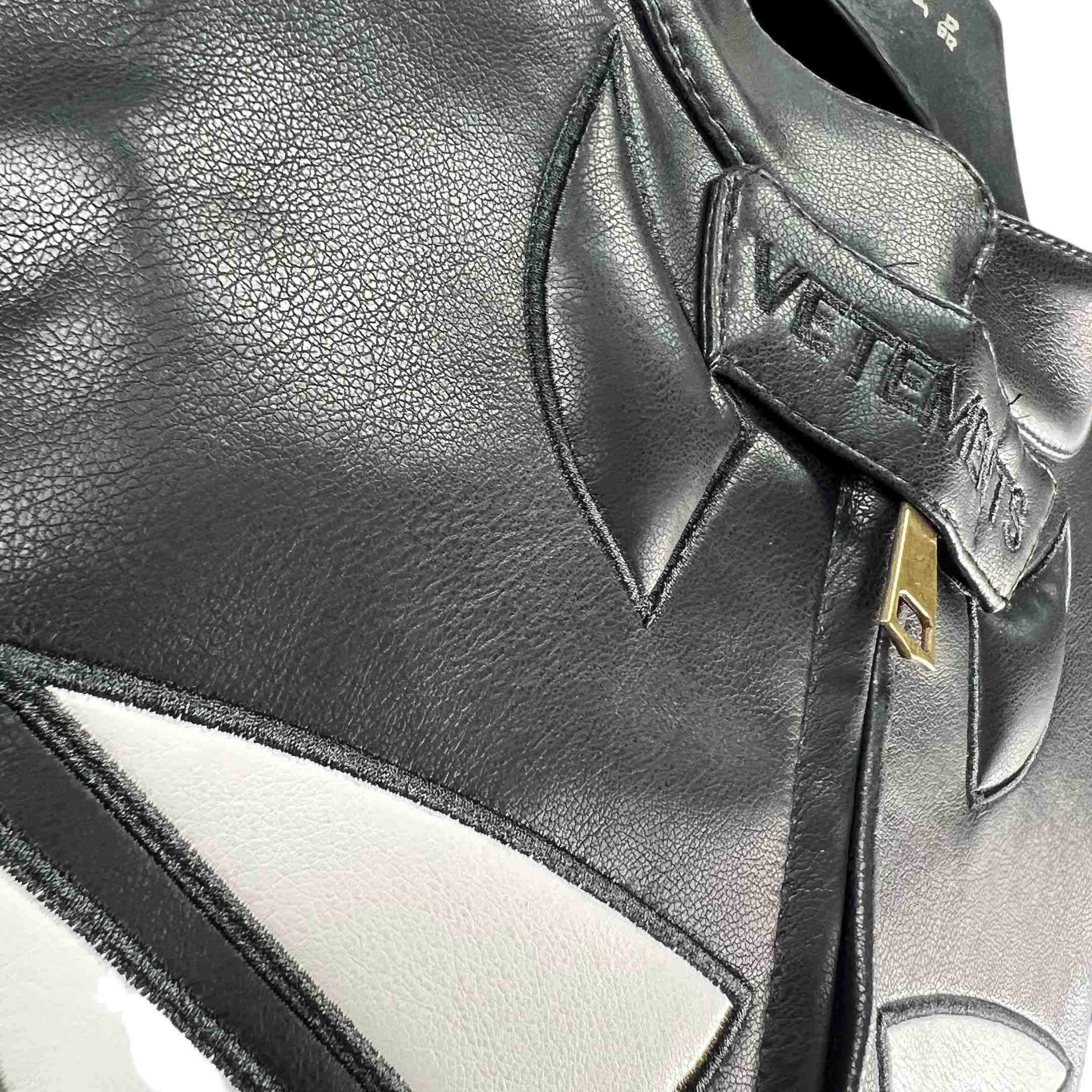 Vetements Tribal Leather Racing Jacket - PerfectKickZ
