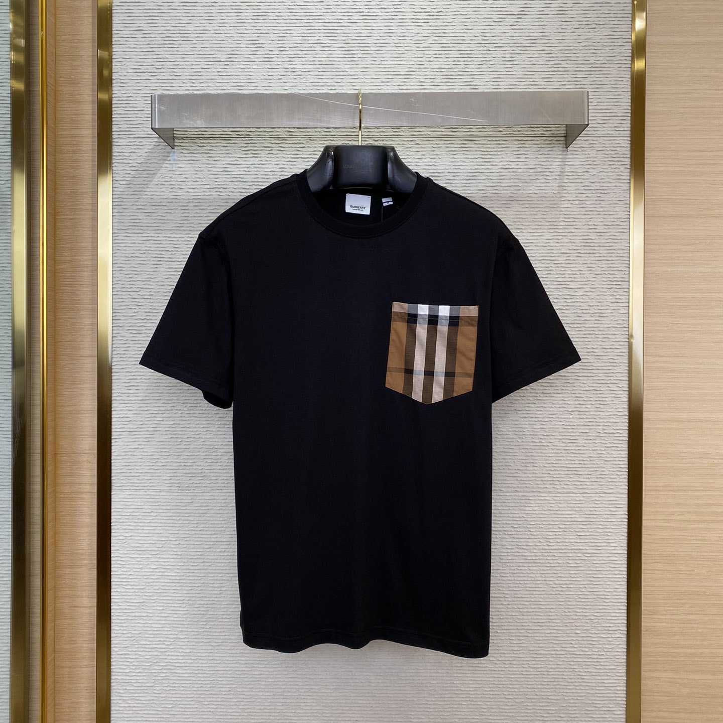 Burberry Check Pocket Cotton T-shirt - PerfectKickZ