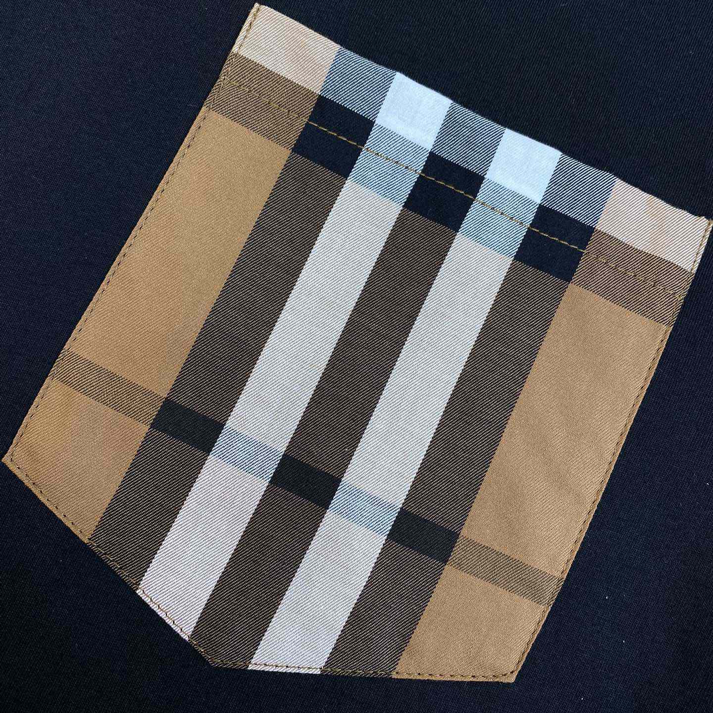 Burberry Check Pocket Cotton T-shirt - PerfectKickZ