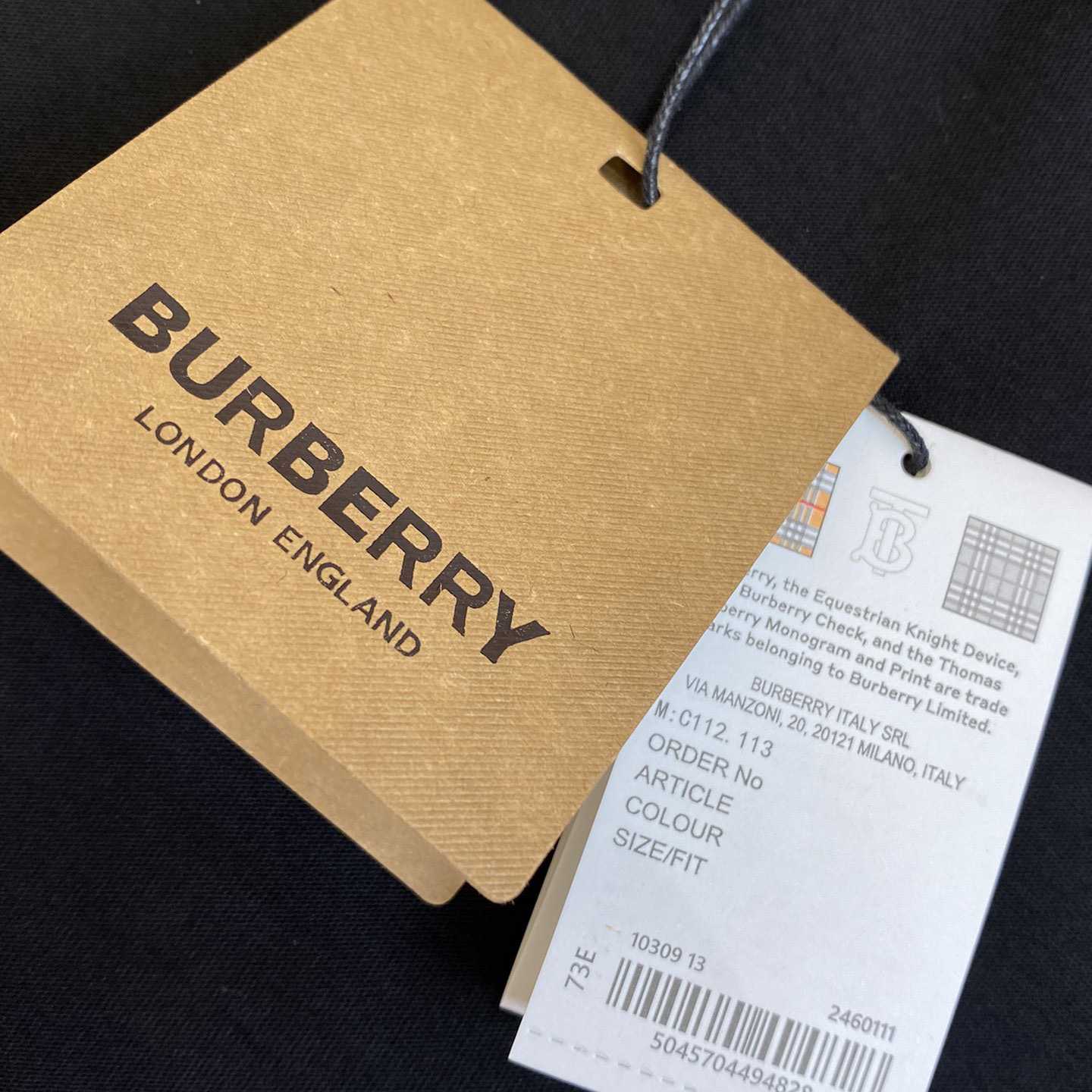 Burberry Check Pocket Cotton T-shirt - PerfectKickZ