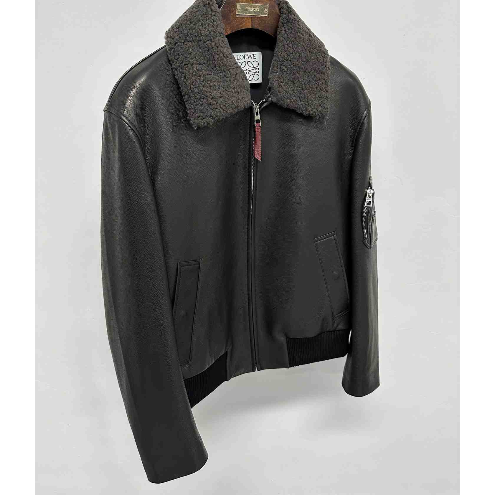 Loewe Bomber Jacket In Nappa Lambskin - PerfectKickZ