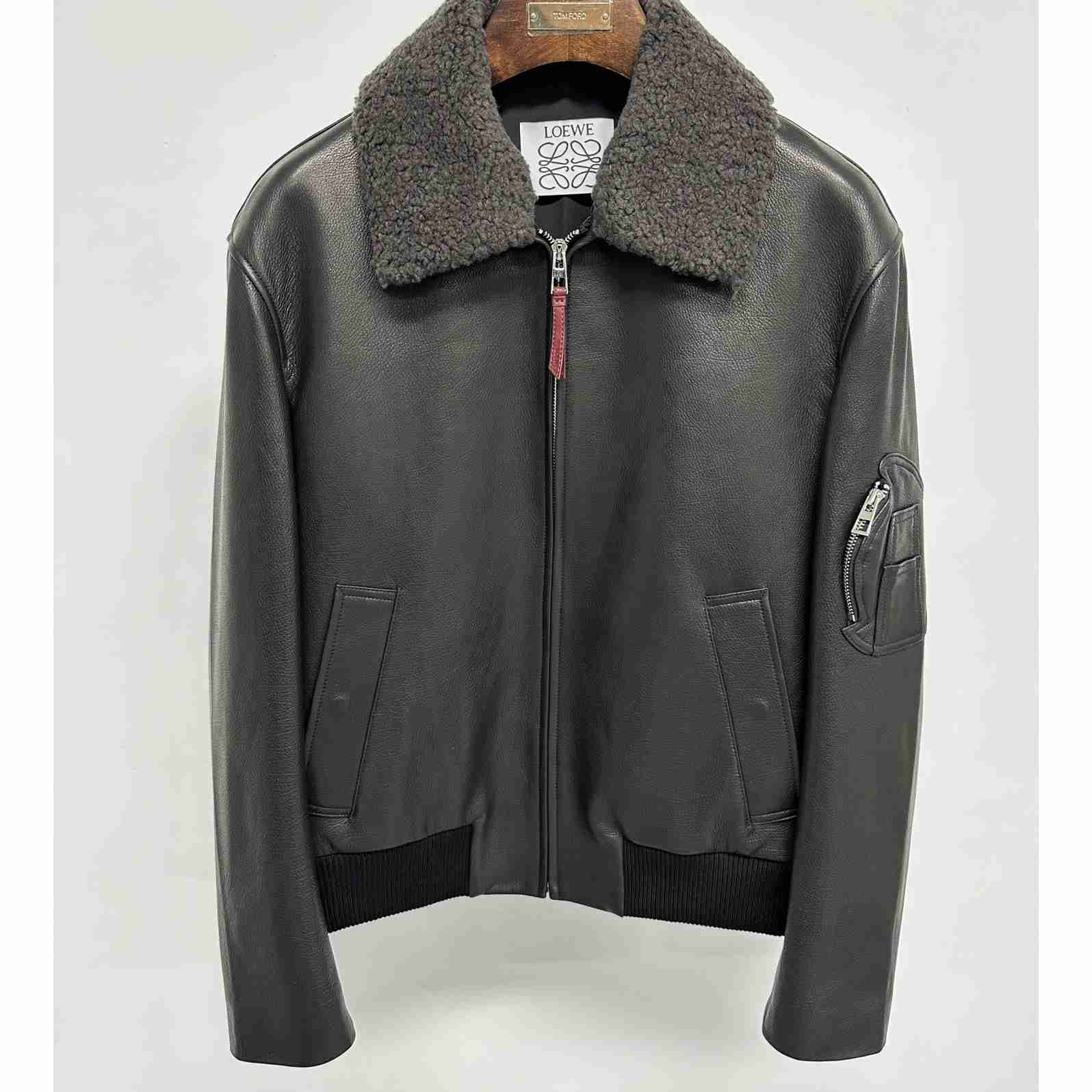 Loewe Bomber Jacket In Nappa Lambskin - PerfectKickZ