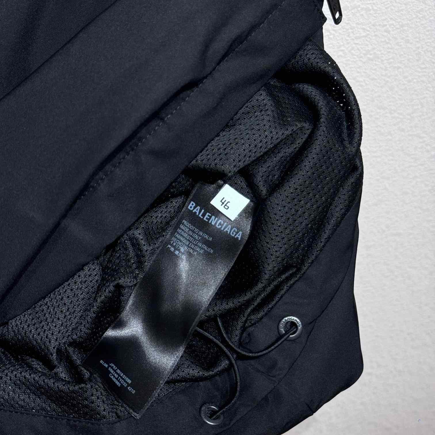 Balenciaga Logo-print Zip-up Windbreaker - PerfectKickZ