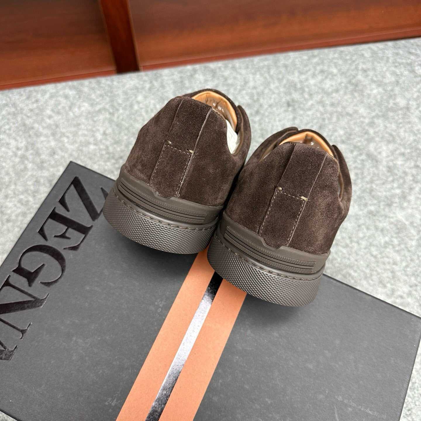 Zegna Suede Triple Stitch™ Sneakers - PerfectKickZ