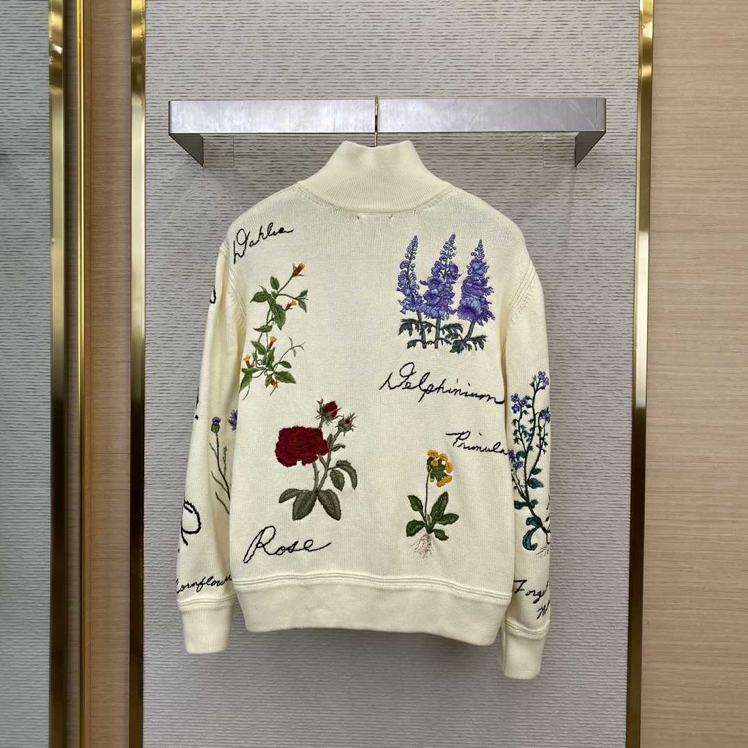 Dior Sweater White Cotton Jersey  - PerfectKickZ