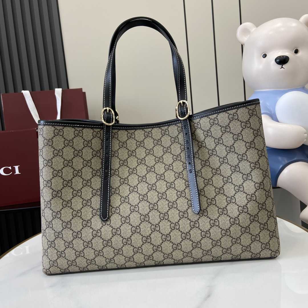 Gucci GG Emblem Medium Tote Bag - PerfectKickZ