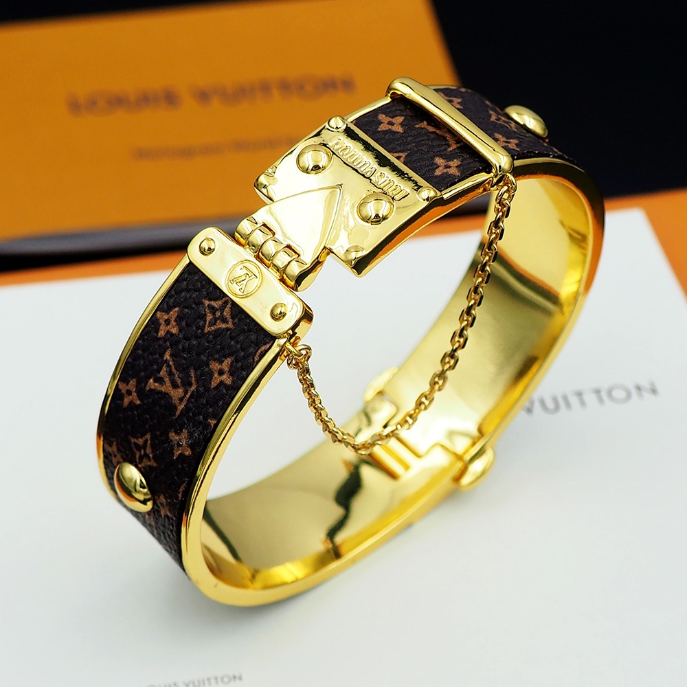 Louis Vuitton LV Signature Bracelet   M1434S - PerfectKickZ