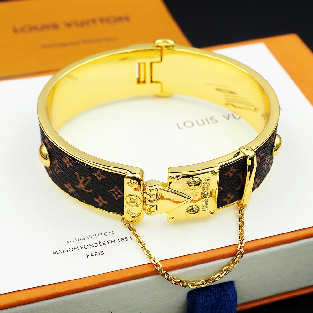 Louis Vuitton LV Signature Bracelet   M1434S - PerfectKickZ