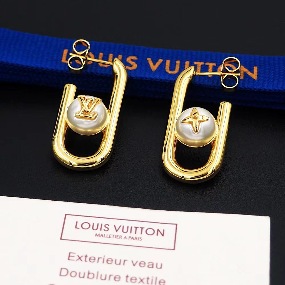 Louis Vuitton My LV Chain Pearls Earrings   M01451 - PerfectKickZ