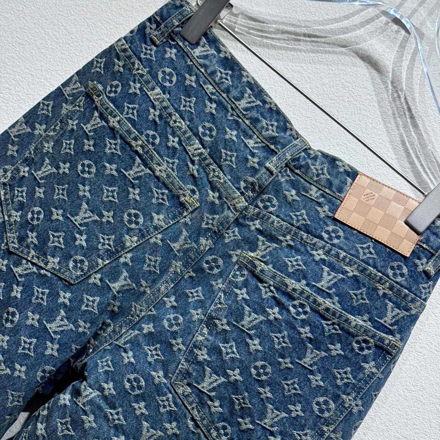 Louis Vuitton Monogram Denim Tailored Pants  1AGIUT - PerfectKickZ