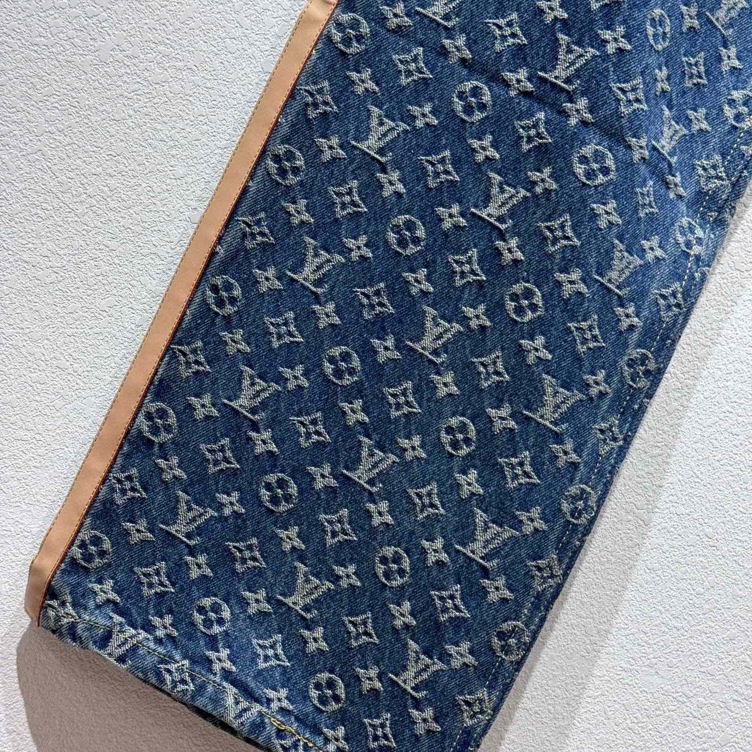 Louis Vuitton Monogram Denim Tailored Pants  1AGIUT - PerfectKickZ