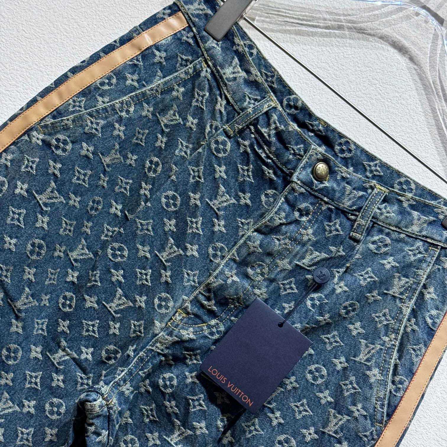 Louis Vuitton Monogram Denim Tailored Pants  1AGIUT - PerfectKickZ