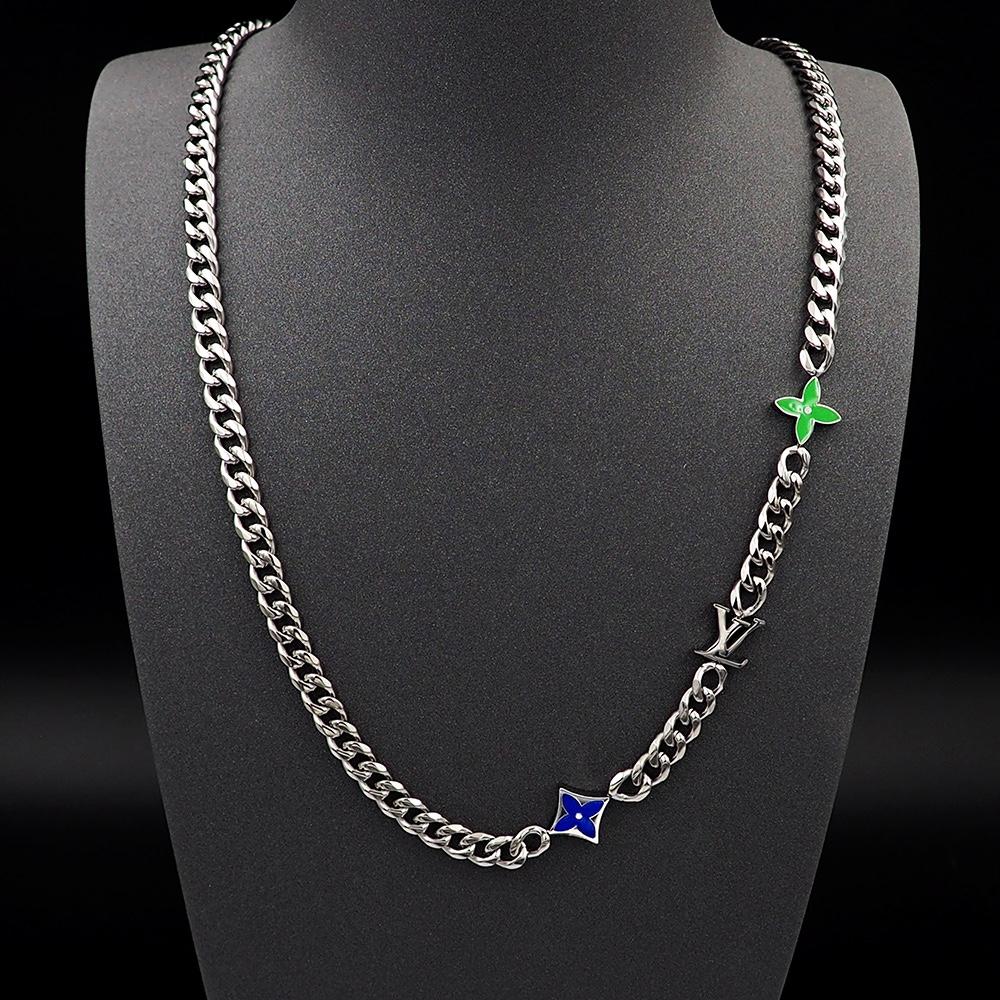 Louis Vuitton Monogram Row Necklace  M01949 - PerfectKickZ