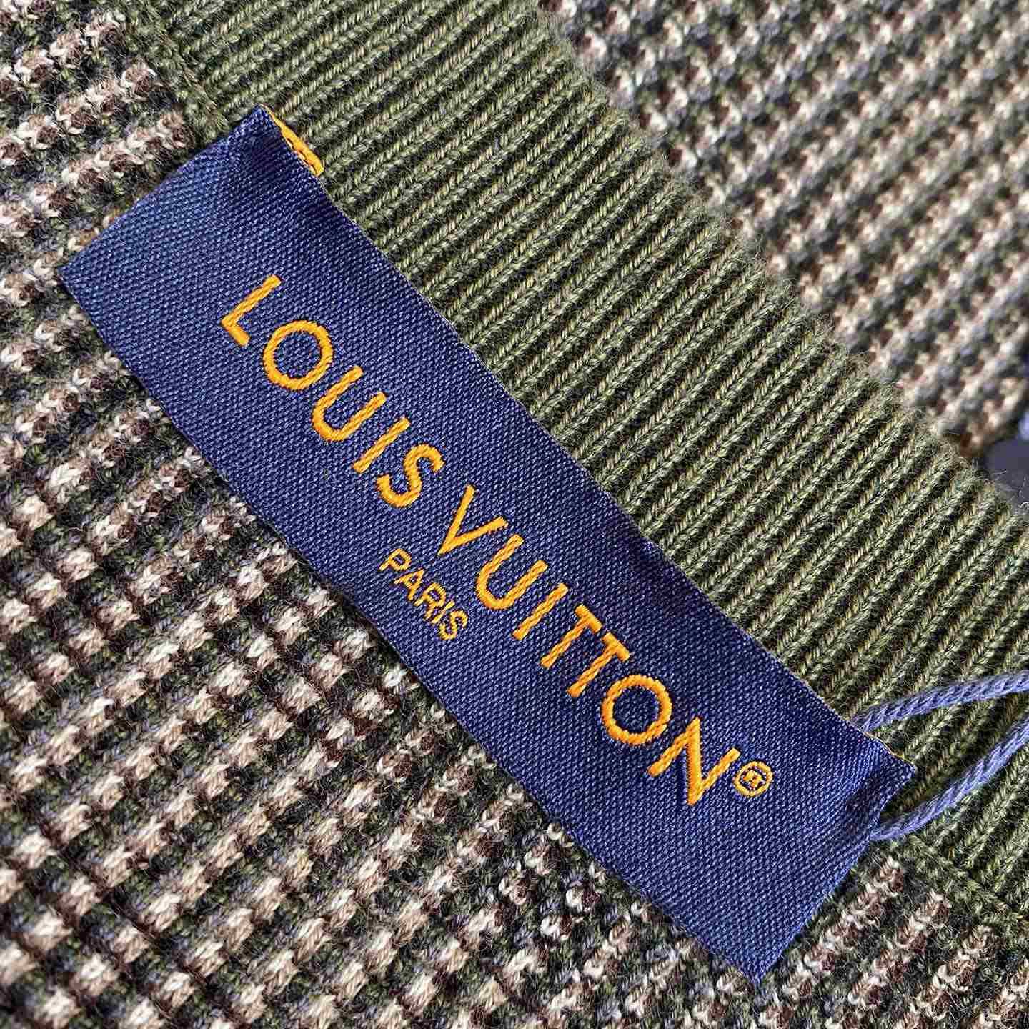 Louis Vuitton Damier Cotton Jacquard Pullover - PerfectKickZ