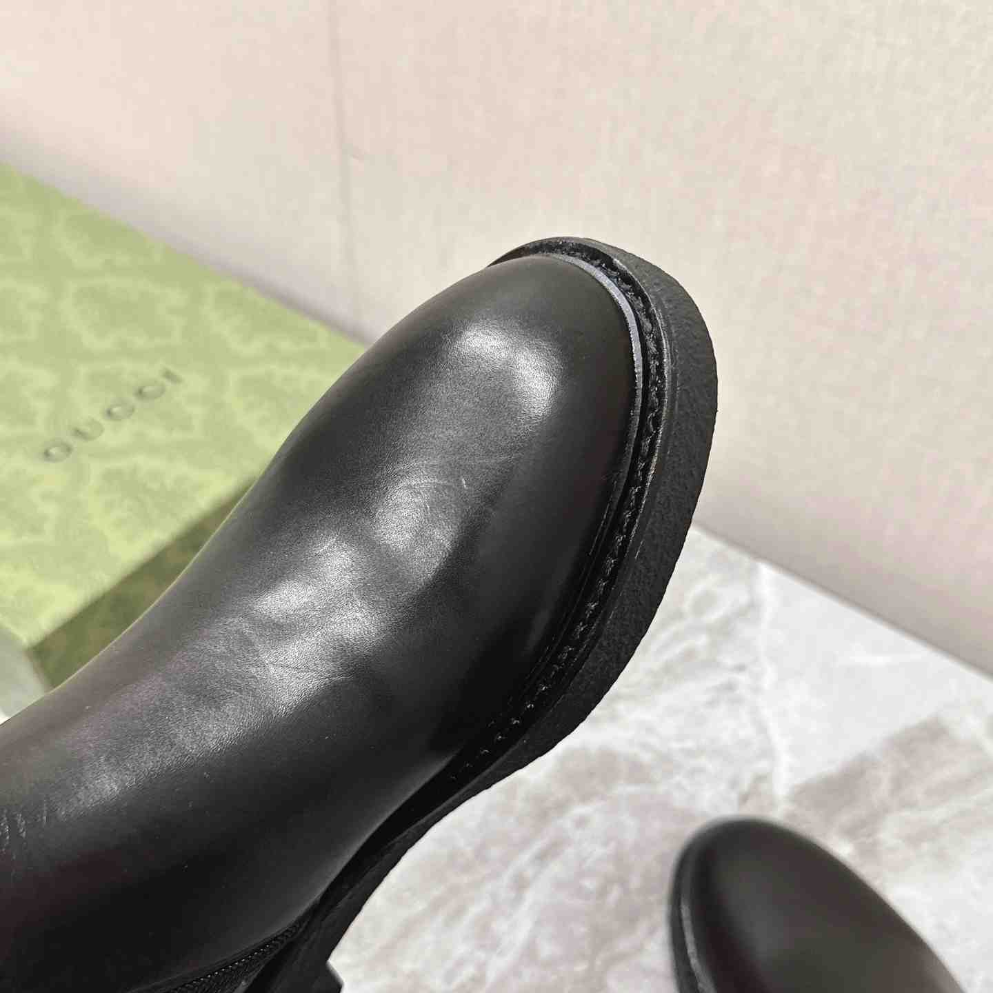 Gucci Women's Slim Horsebit Ankle Boot - PerfectKickZ