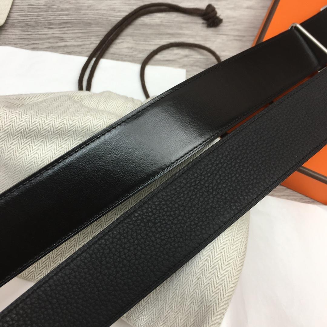 Hermes Leather H Buckle Belt - PerfectKickZ