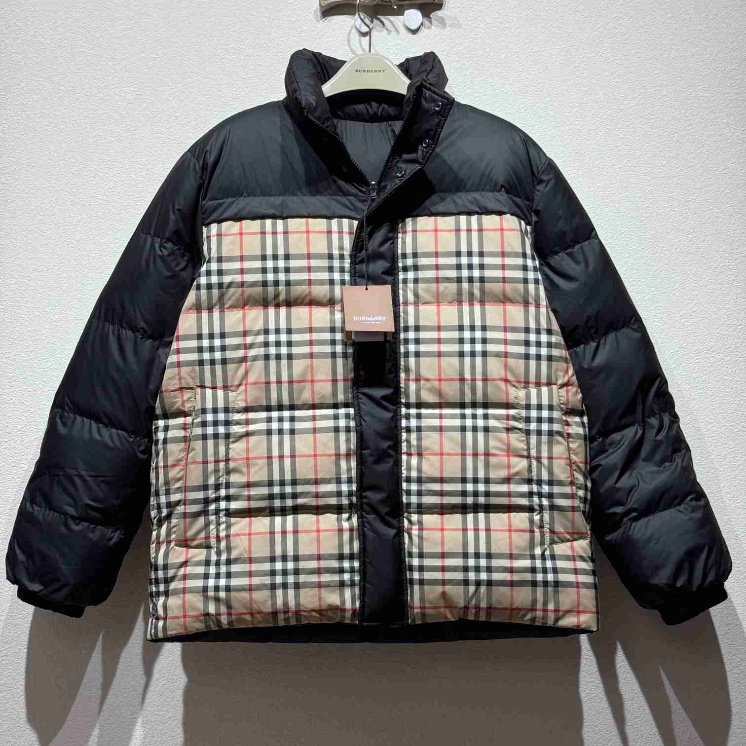Burberry Reversible Check Puffer Jacket - PerfectKickZ