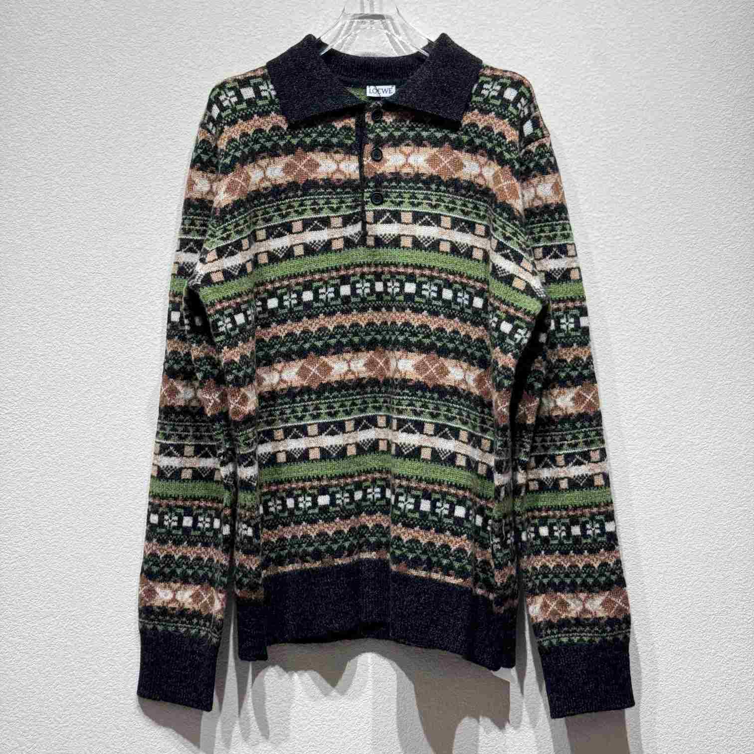 Loewe Polo Sweater In Wool - PerfectKickZ