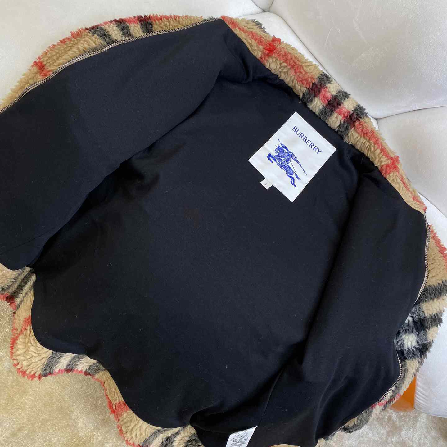 Burberry Check Wool Jacket  - PerfectKickZ