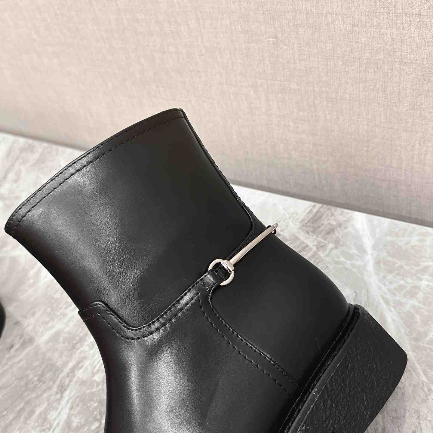 Gucci Women's Slim Horsebit Ankle Boot - PerfectKickZ