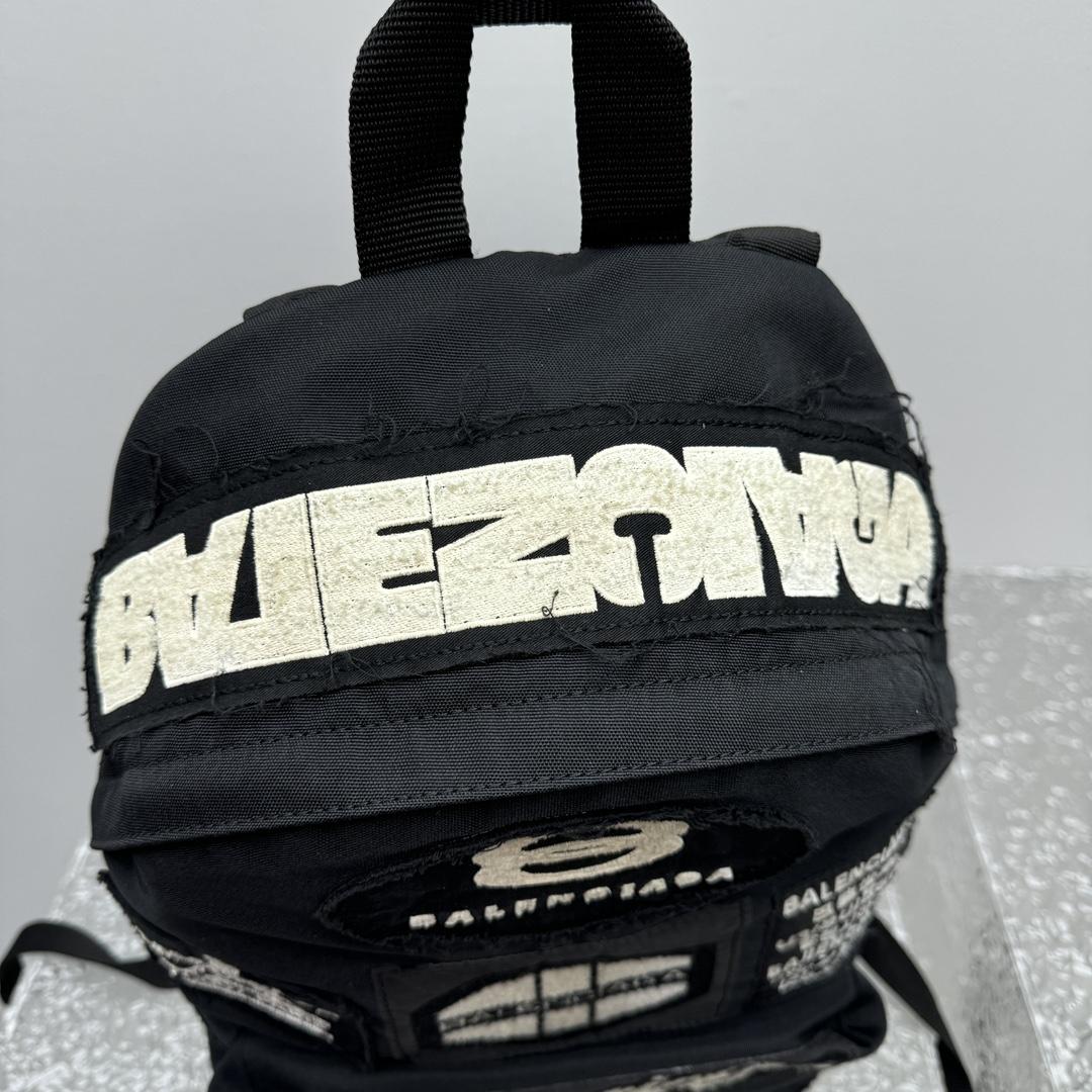 Balenciaga Explorer Patched Backpack   32x9x 47cm - PerfectKickZ