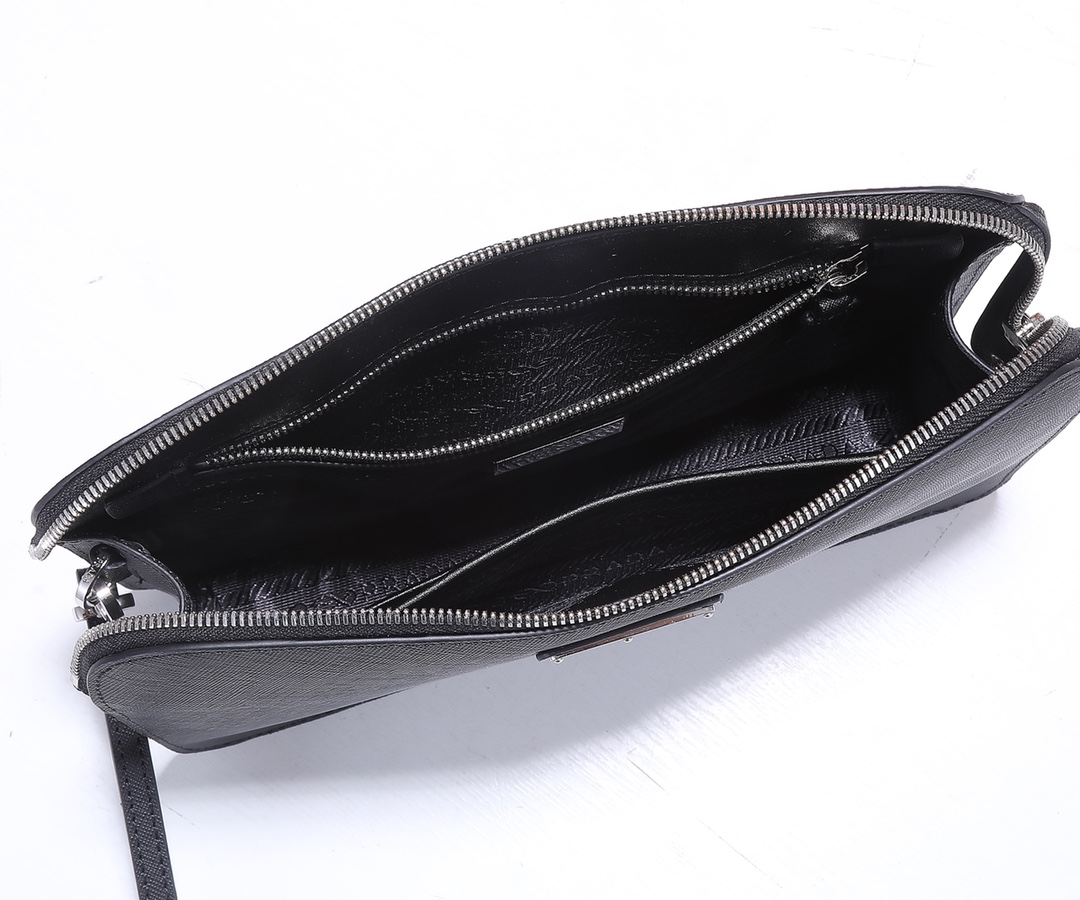 Prada Saffiano Leather Clutch  (26.5*17*5cm) - PerfectKickZ