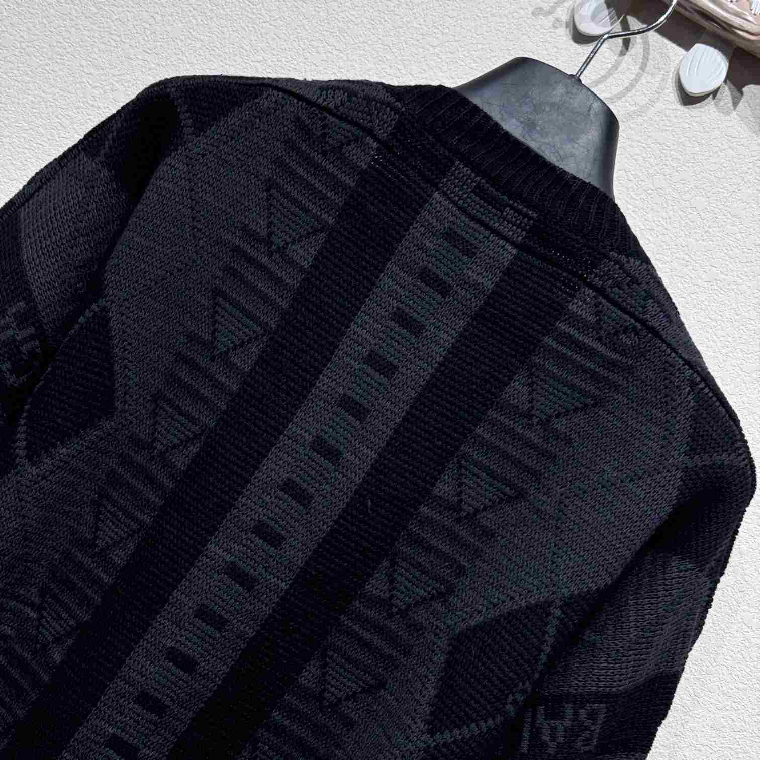 Balenciaga Logo-jacquard Distressed Jumper - PerfectKickZ
