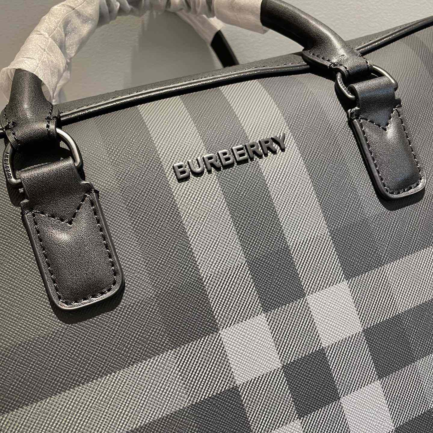 Burberry Ainsworth Checked Zipped Briefcase - PerfectKickZ