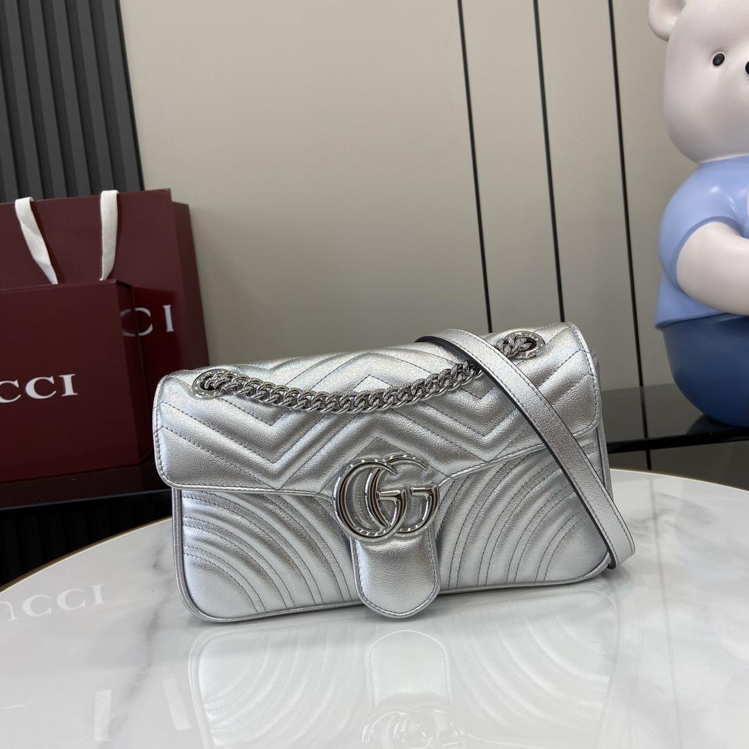 Gucci GG Marmont Small Shoulder Bag - PerfectKickZ