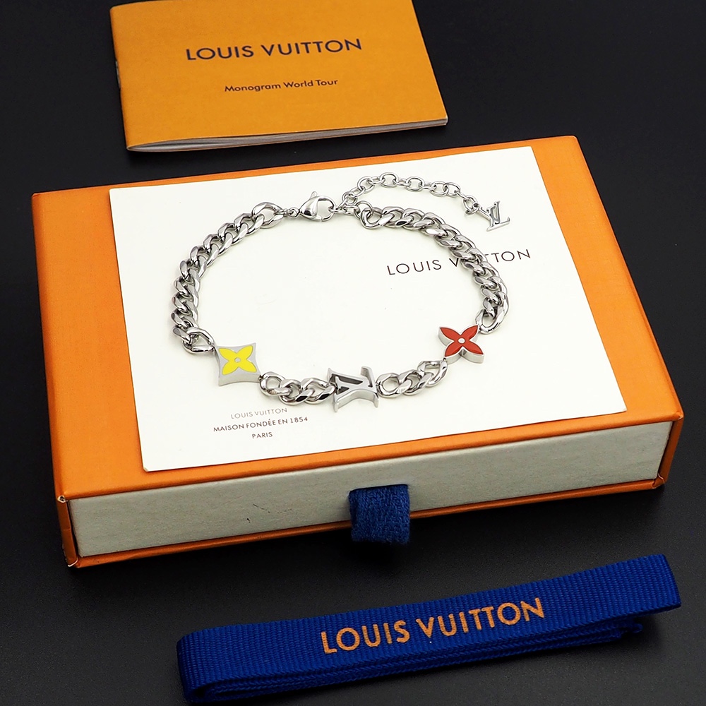 Louis Vuitton Monogram Row Bracelet  M1598A - PerfectKickZ