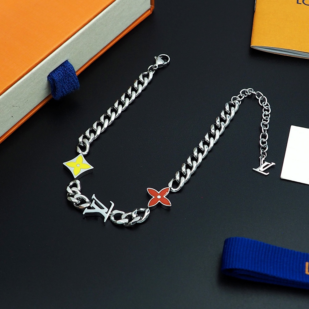 Louis Vuitton Monogram Row Bracelet  M1598A - PerfectKickZ