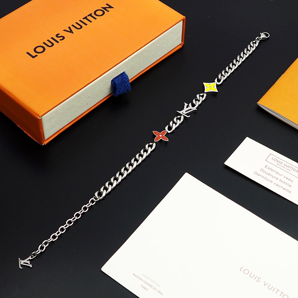 Louis Vuitton Monogram Row Bracelet  M1598A - PerfectKickZ