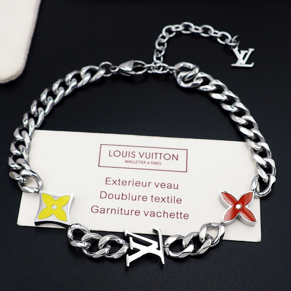 Louis Vuitton Monogram Row Bracelet  M1598A - PerfectKickZ