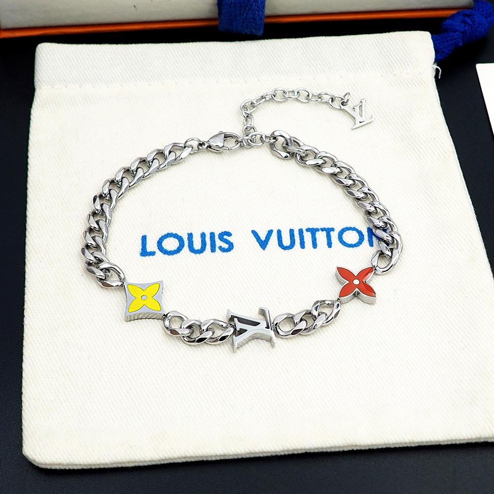 Louis Vuitton Monogram Row Bracelet  M1598A - PerfectKickZ