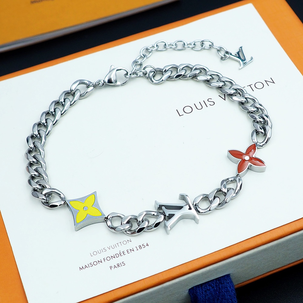 Louis Vuitton Monogram Row Bracelet  M1598A - PerfectKickZ