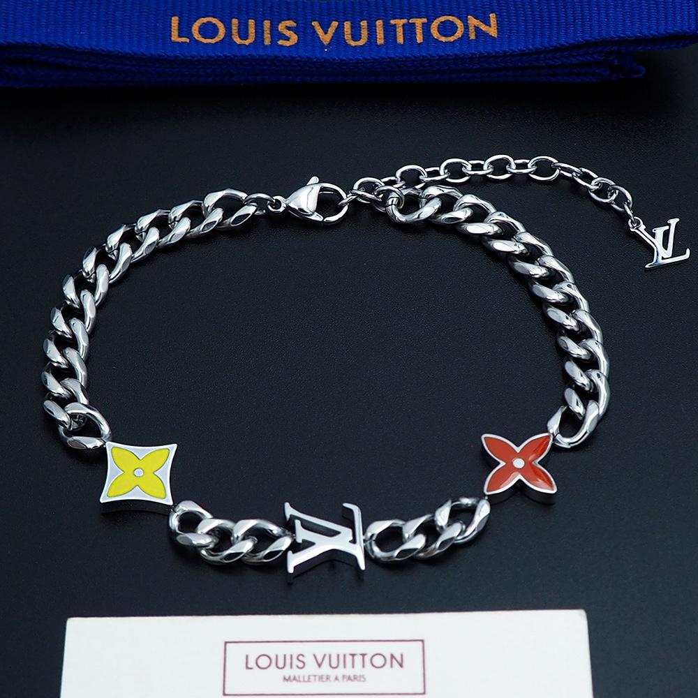 Louis Vuitton Monogram Row Bracelet  M1598A - PerfectKickZ