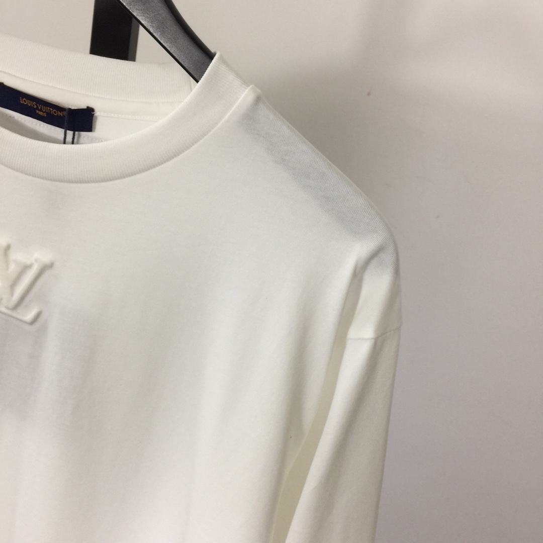 Louis Vuitton Embossed LV Long-Sleeved T-Shirt - PerfectKickZ