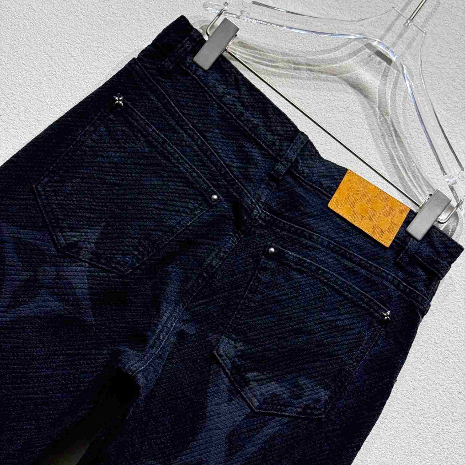 Louis Vuitton Monogram Denim Pants - PerfectKickZ