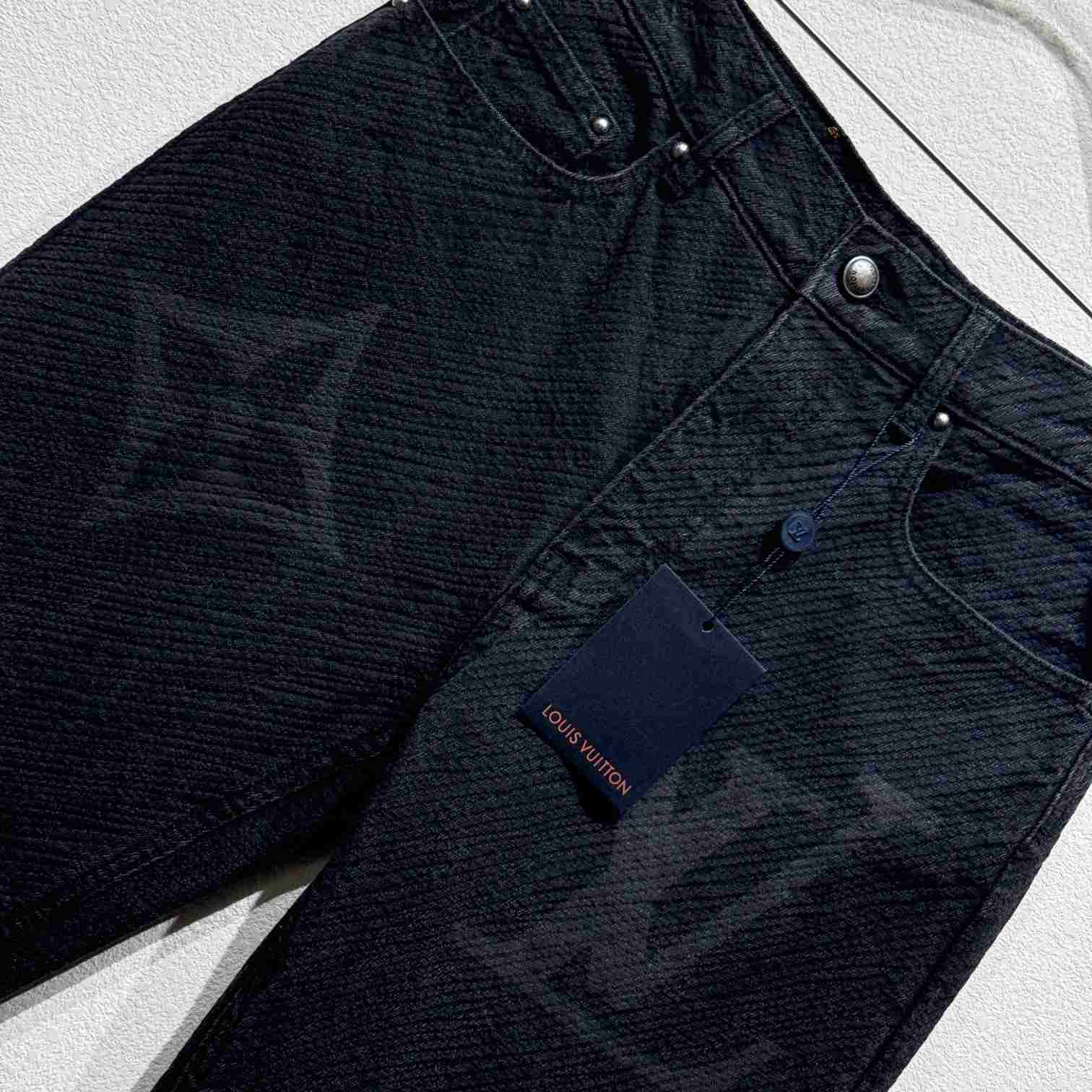 Louis Vuitton Monogram Denim Pants - PerfectKickZ