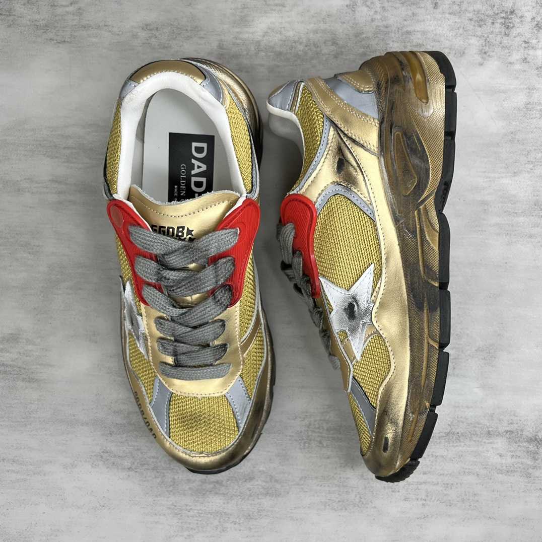 Golden Goose Dad-Star 'Gold' - PerfectKickZ