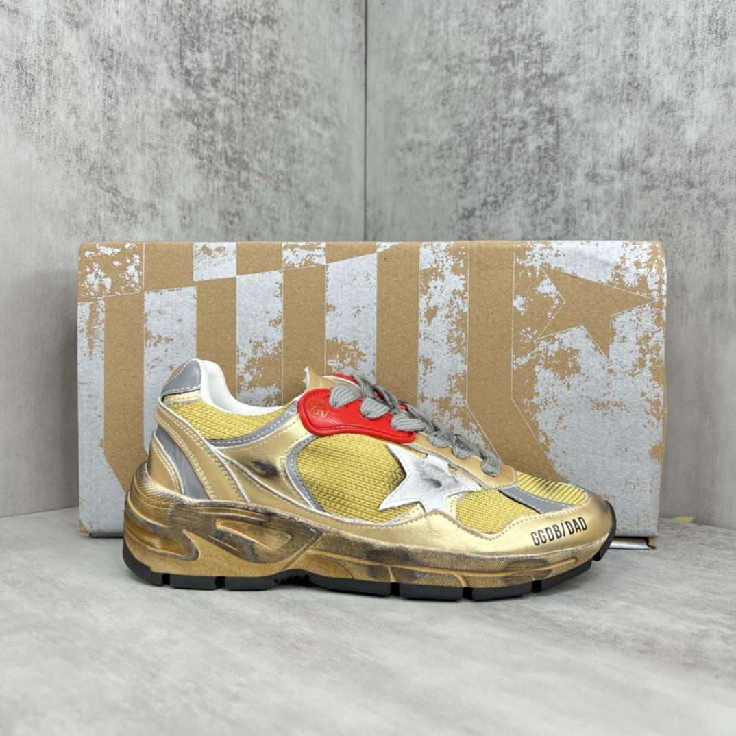 Golden Goose Dad-Star 'Gold' - PerfectKickZ