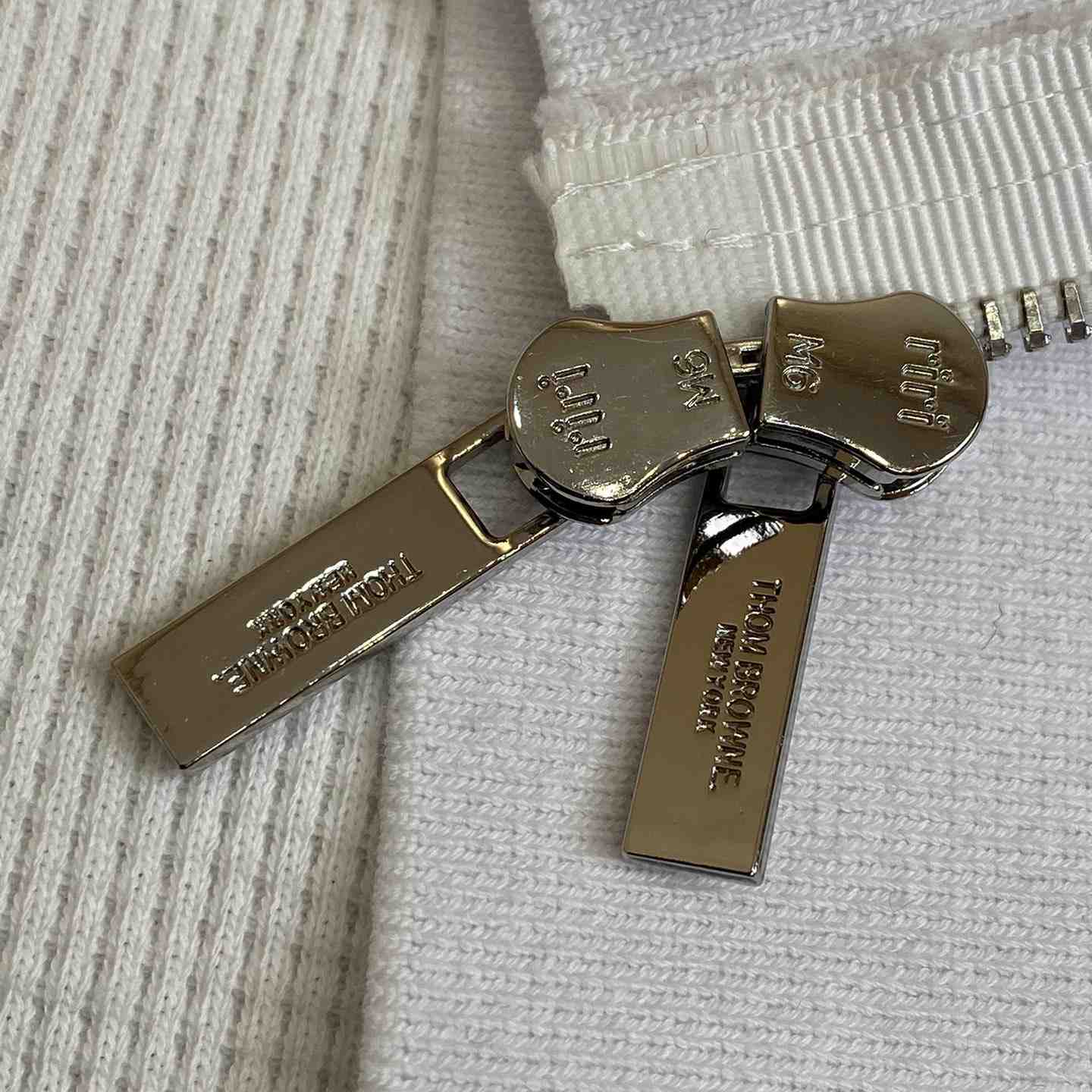 Thom Browne 4-Bar Zip-Up Cashmere Hoodie - PerfectKickZ