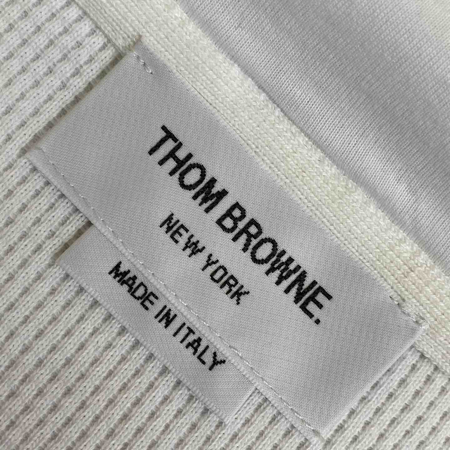 Thom Browne 4-Bar Zip-Up Cashmere Hoodie - PerfectKickZ