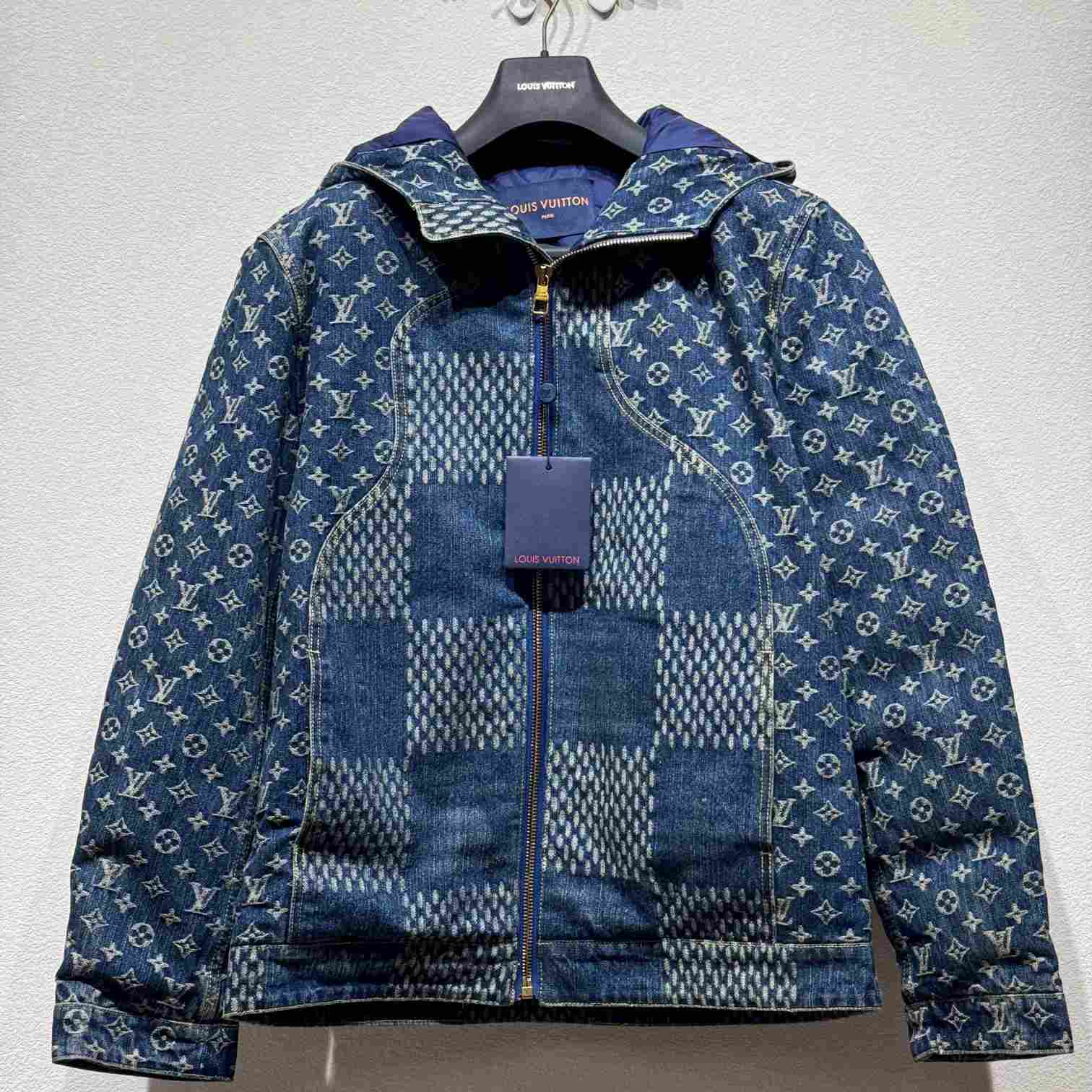 Louis Vuitton Wave Damier Denim Jacket - PerfectKickZ