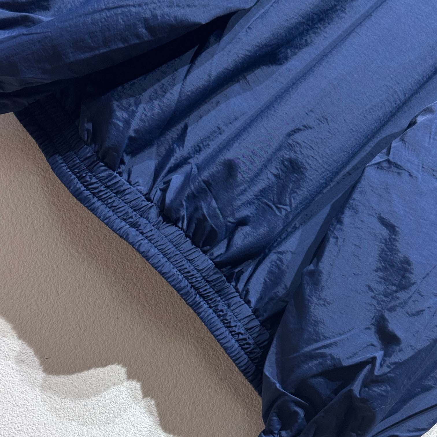 Balenciaga Loop Sports Icon Large Tracksuit Jacket In Navy Blue - PerfectKickZ