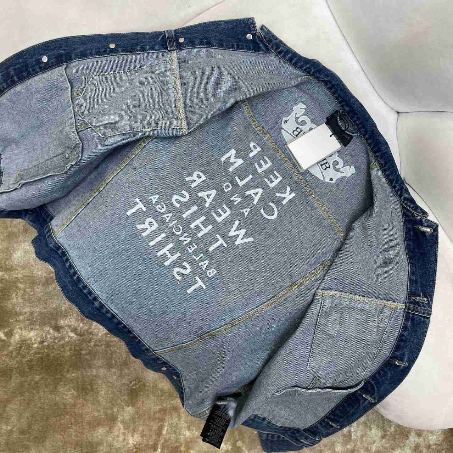 Balenciaga Denim Jacket - PerfectKickZ