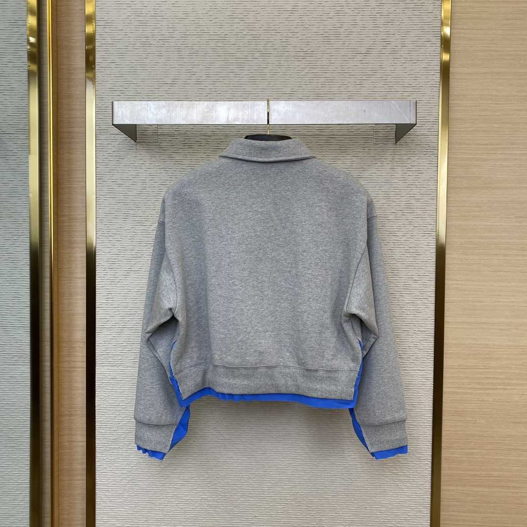 Miu Miu Cotton Fleece And Poplin Sweatshirt - PerfectKickZ
