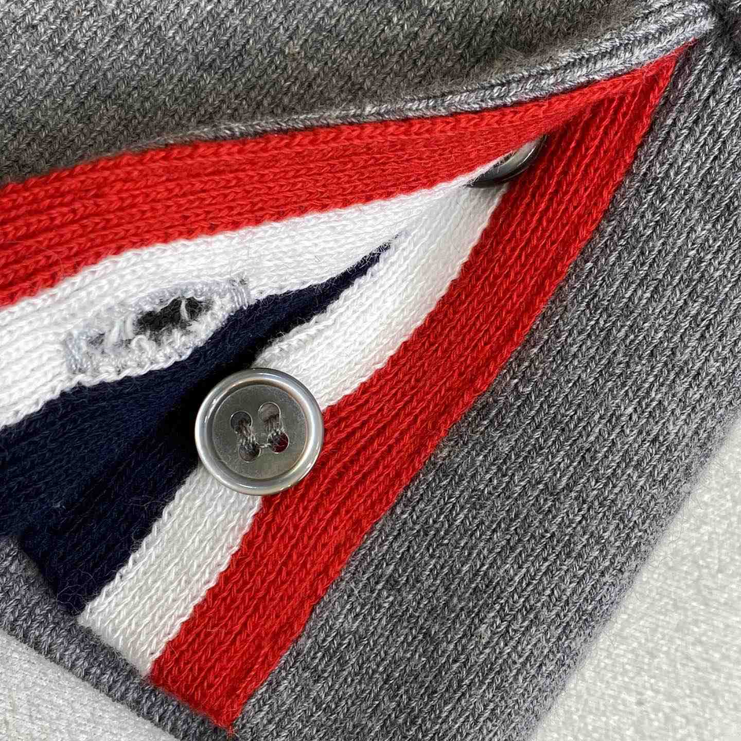 Thom Browne 4-Bar Zip-Up Cashmere Hoodie - PerfectKickZ